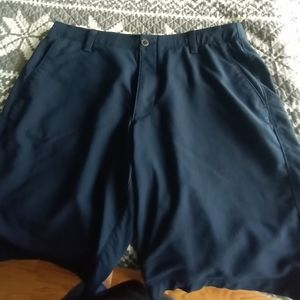 Mens Under Armour Size 36W Navy Blue Shorts